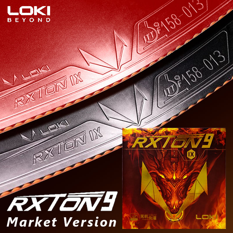 LOKI RXTON 9 탁구 러버 마켓 버전 루프 및  - Table Tennis Loki 리뷰 및 가격