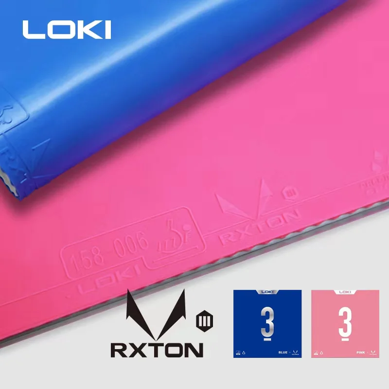 오리지널 LOKI RXTON 1&3 블루 핑크 탁구 고 - Table Tennis Loki 리뷰 및 가격